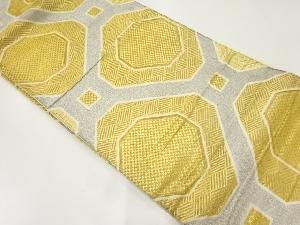 アンティーク　亀甲模様織出し袋帯（材料）